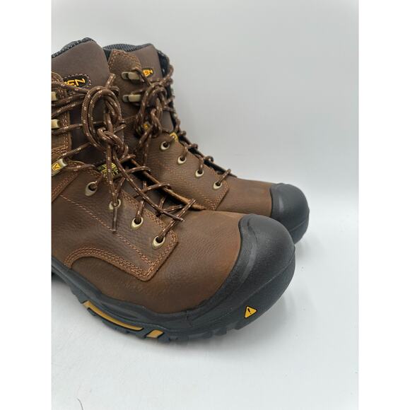 Keen MT. Vernon 6'' WP NEW Men's Work Boot Brown/Black (SOFT TOE) US Size 15 D - Picture 2 of 10
